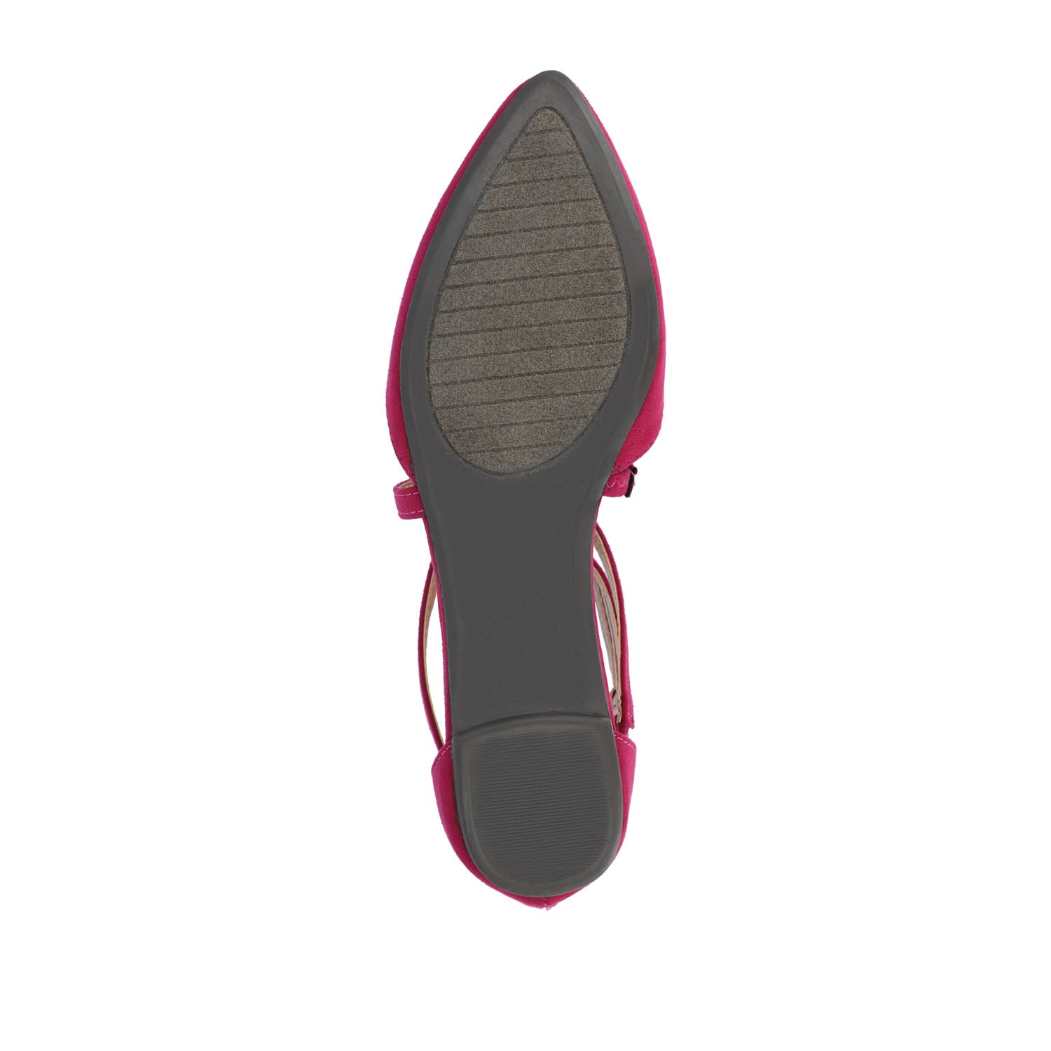 MARLEE D'ORSAY FLATS IN FAUX SUEDE - Purple