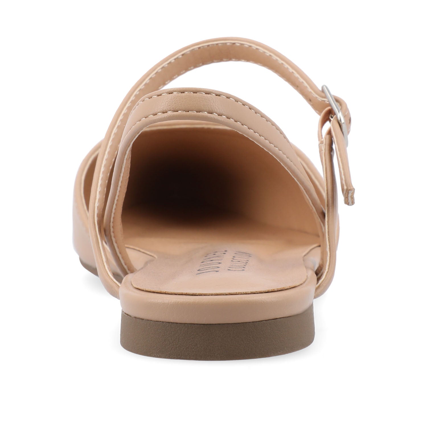MARTINE SLINGBACK FLATS IN COOL SHADES - Almond
