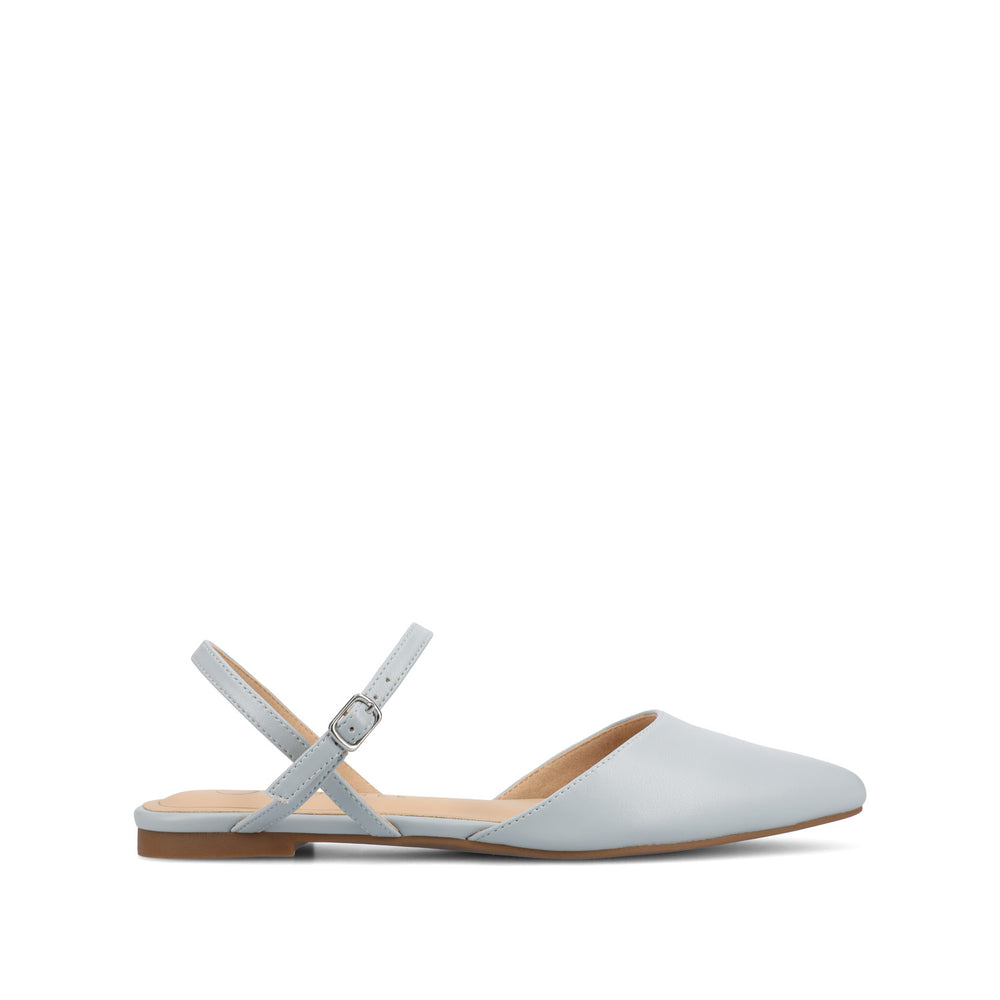 MARTINE SLINGBACK FLATS IN FAUX LEATHER