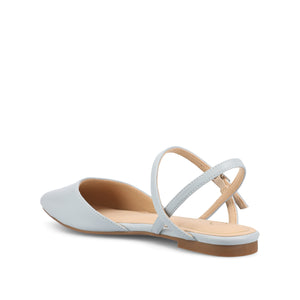 MARTINE SLINGBACK FLATS IN FAUX LEATHER
