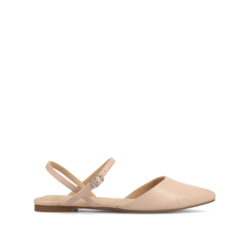 MARTINE SLINGBACK FLATS IN FAUX LEATHER