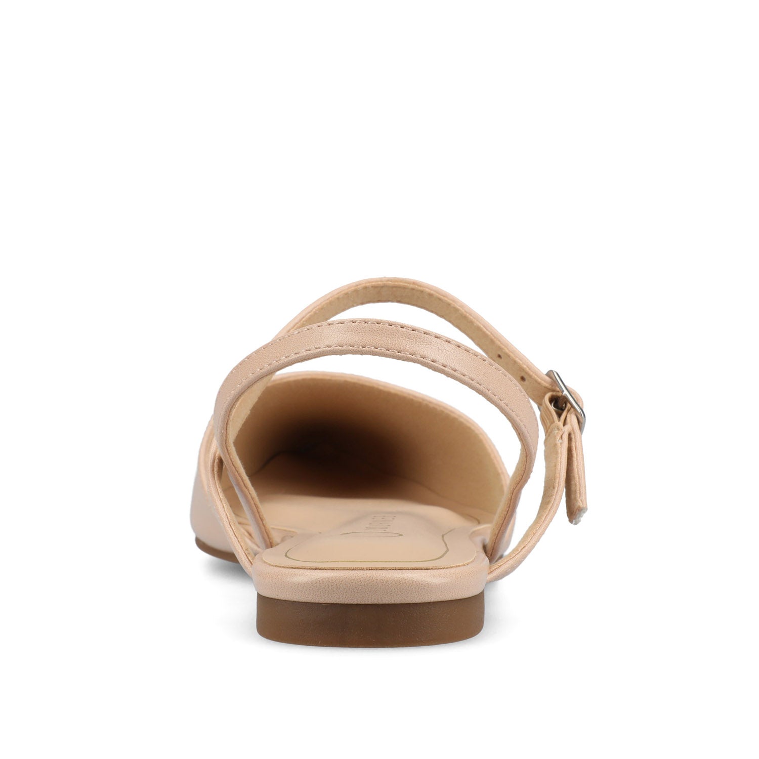 MARTINE SLINGBACK FLATS IN VEGAN LEATHER - Blush PU