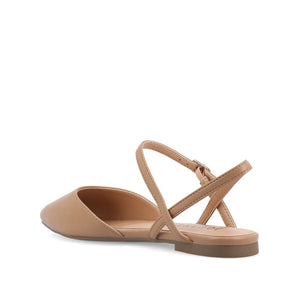 MARTINE SLINGBACK FLATS IN WARM SHADES - Caramel