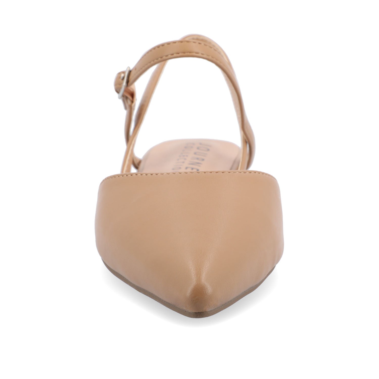 MARTINE SLINGBACK FLATS IN WARM SHADES - Caramel