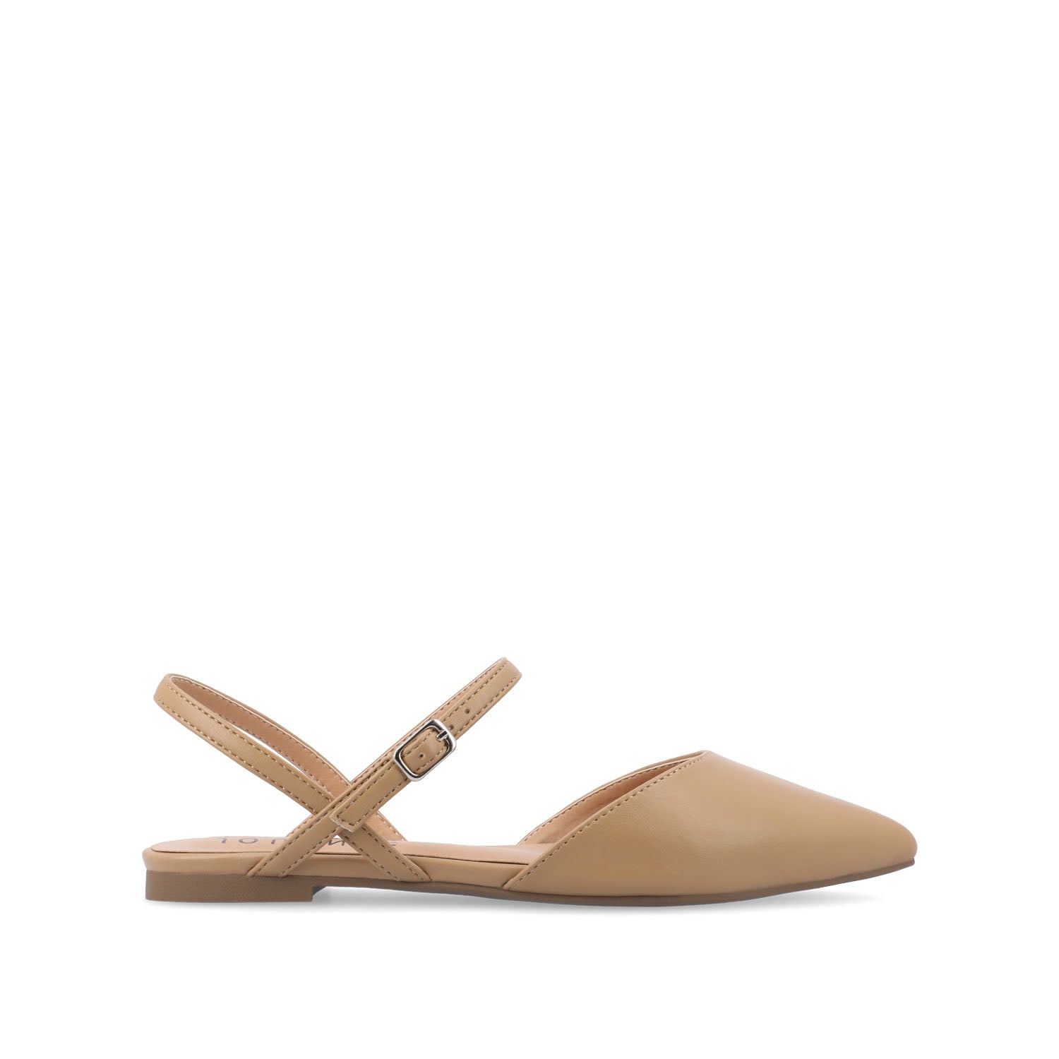 MARTINE SLINGBACK FLATS IN WARM SHADES - Honey