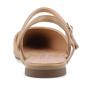 MARTINE SLINGBACK FLATS IN WARM SHADES - Honey
