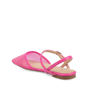 MARTINE SLINGBACK FLATS IN VEGAN LEATHER