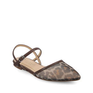 MARTINE SLINGBACK FLATS IN VEGAN LEATHER