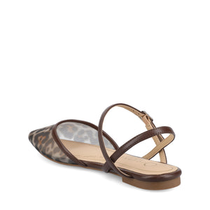 MARTINE SLINGBACK FLATS IN VEGAN LEATHER