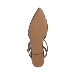 MARTINE SLINGBACK FLATS IN VEGAN LEATHER