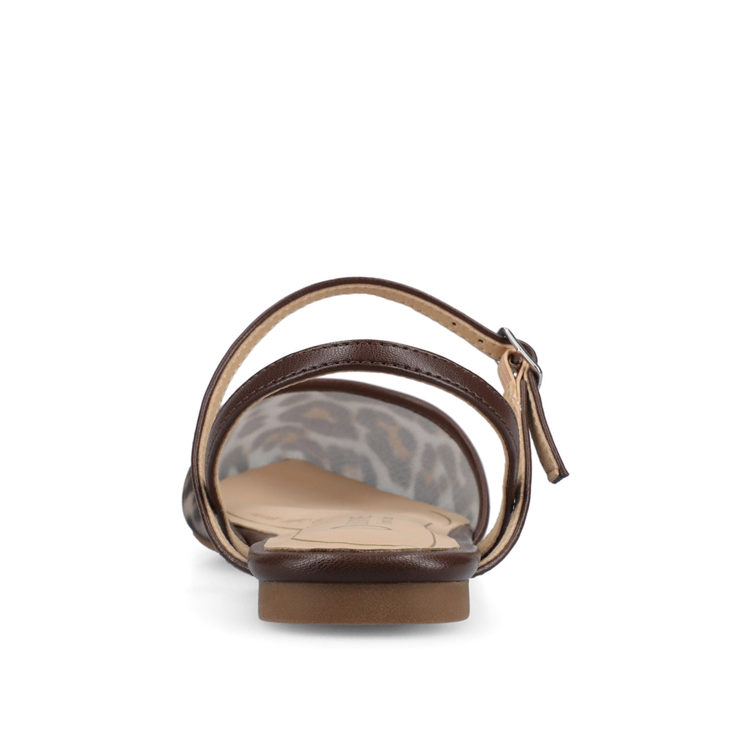 MARTINE SLINGBACK FLATS IN VEGAN LEATHER