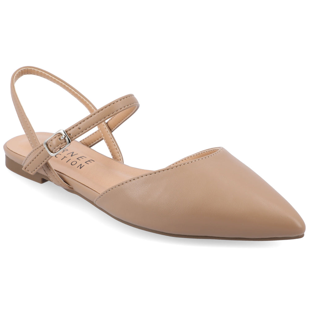 MARTINE COOL SHADE SLINGBACK FLATS IN WIDE