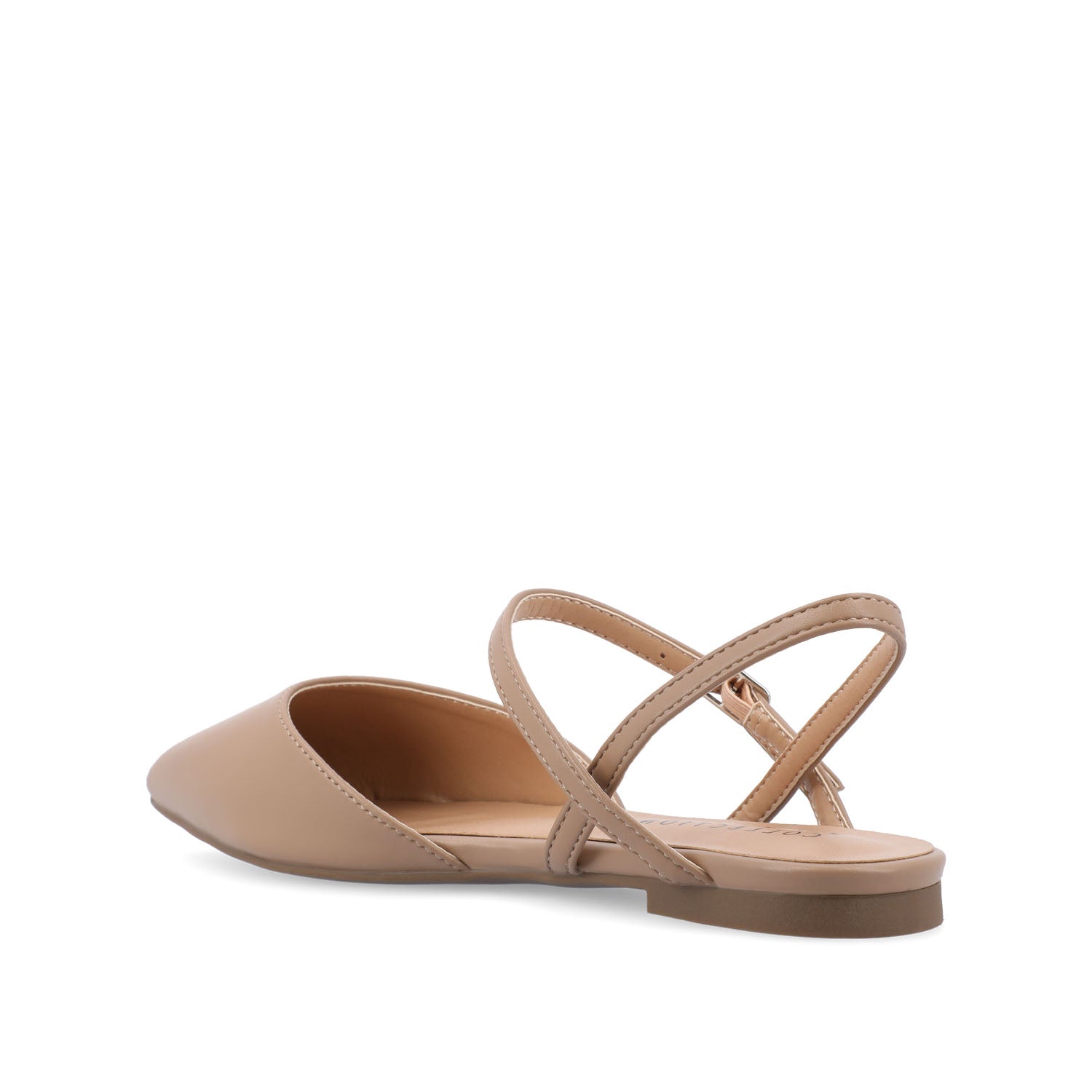 MARTINE SLINGBACK FLATS IN COOL SHADES - Mocha
