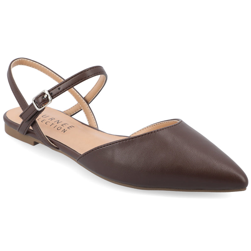 MARTINE COOL SHADE SLINGBACK FLATS IN WIDE