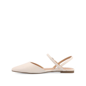 MARTINE SLINGBACK FLATS IN COOL SHADES - Porcelain