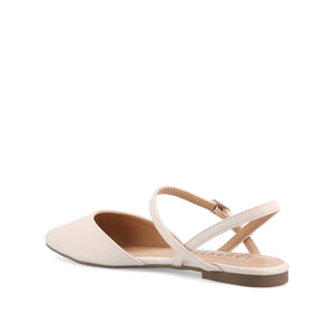 MARTINE SLINGBACK FLATS IN COOL SHADES - Porcelain