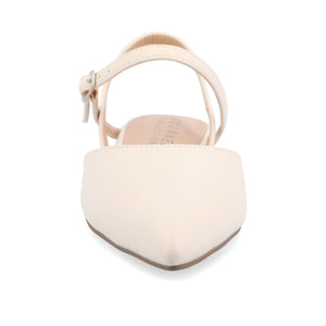 MARTINE SLINGBACK FLATS IN COOL SHADES - Porcelain