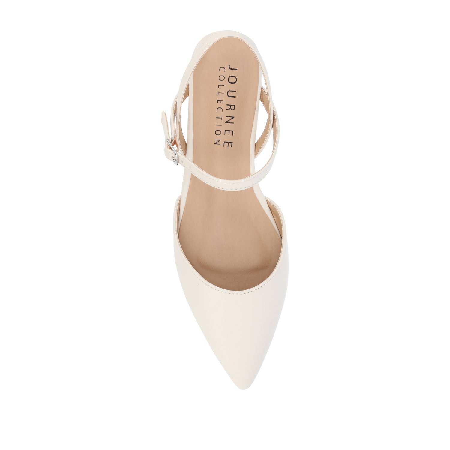 MARTINE SLINGBACK FLATS IN COOL SHADES - Porcelain