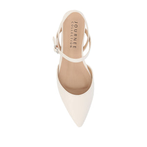 MARTINE SLINGBACK FLATS IN COOL SHADES - Porcelain