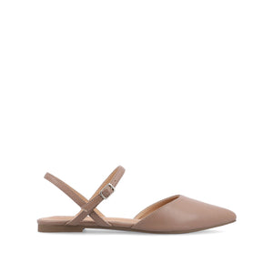 MARTINE SLINGBACK FLATS IN COOL SHADES - Rosewood
