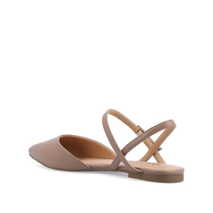 MARTINE SLINGBACK FLATS IN COOL SHADES - Rosewood