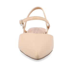 MARTINE SLINGBACK FLATS IN WARM SHADES - Honey