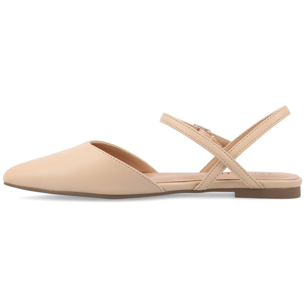 MARTINE WARM SHADE SLINGBACK FLATS IN WIDE