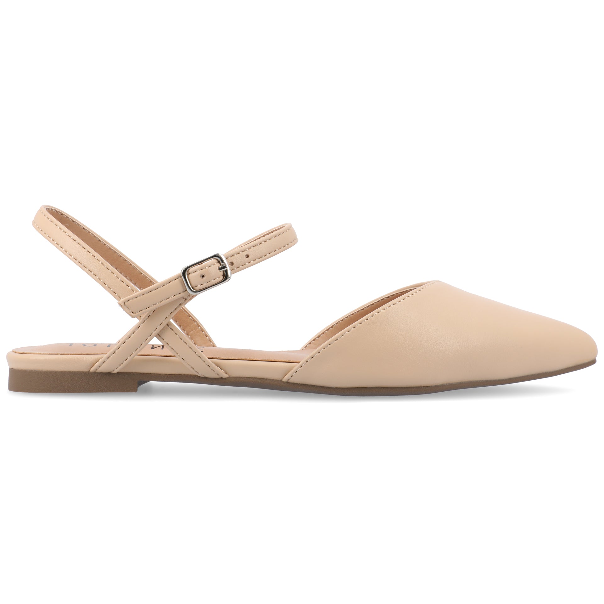 MARTINE WARM SHADE SLINGBACK FLATS IN WIDE