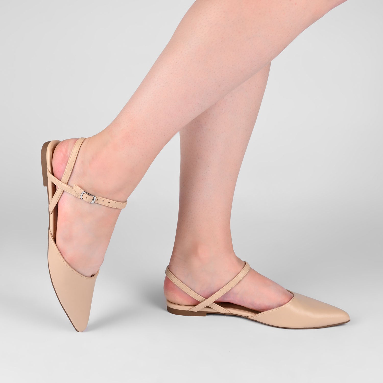 MARTINE SLINGBACK FLATS IN WARM SHADES