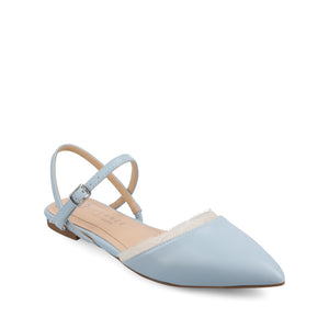MARTINE SLINGBACK FLATS IN VEGAN LEATHER