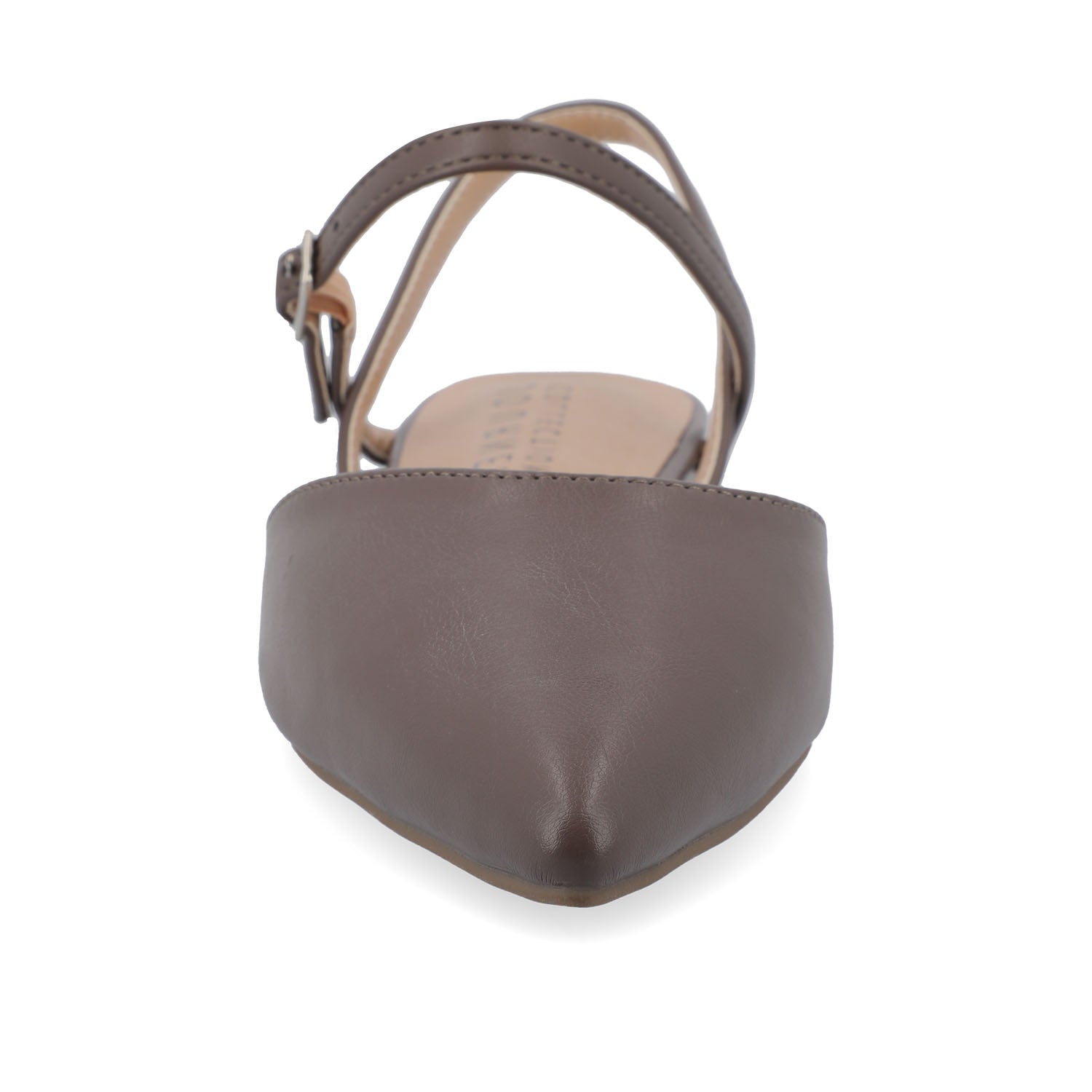 MARTINE SLINGBACK FLATS IN WARM SHADES - Truffle