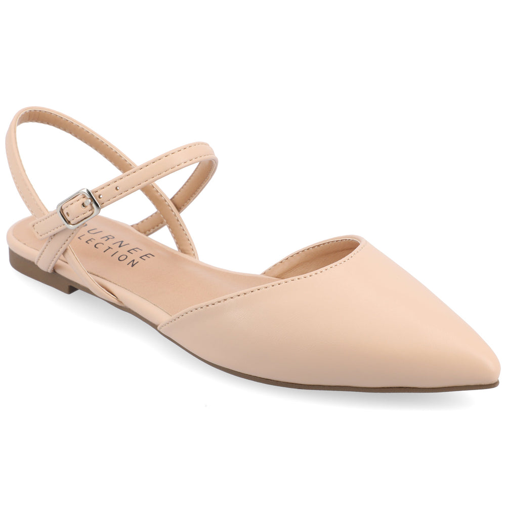 MARTINE COOL SHADE SLINGBACK FLATS IN WIDE