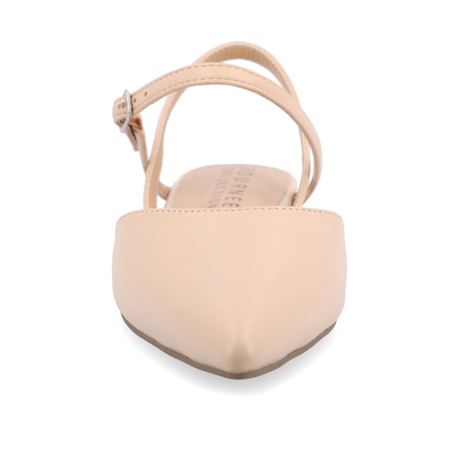 MARTINE SLINGBACK FLATS IN COOL SHADES - Vanilla