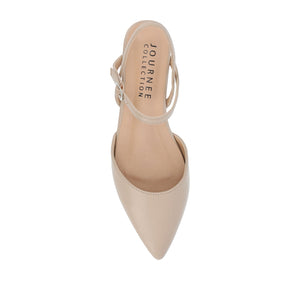 MARTINE SLINGBACK FLATS IN WARM SHADES - Wheat