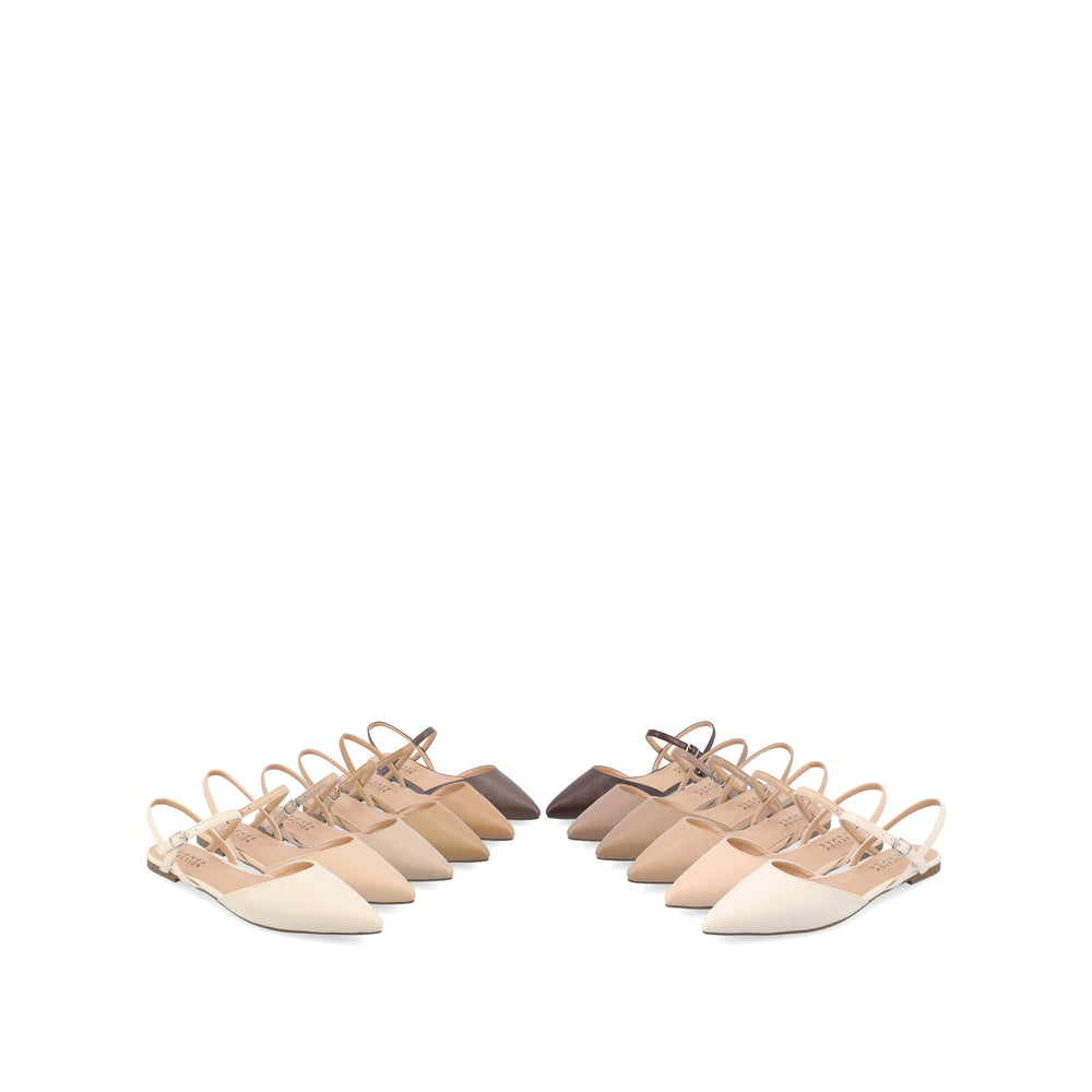 MARTINE SLINGBACK FLATS IN COOL SHADES