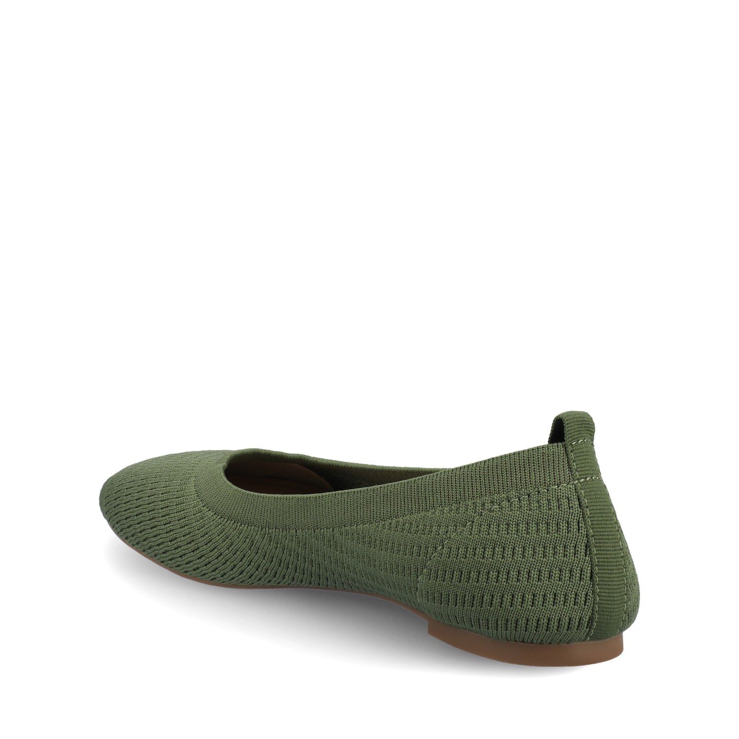 MARYANN KNIT FABRIC BALLET FLATS - Green Knit