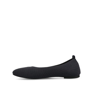 MARYANN KNIT FABRIC BALLET FLATS IN STATEMENT