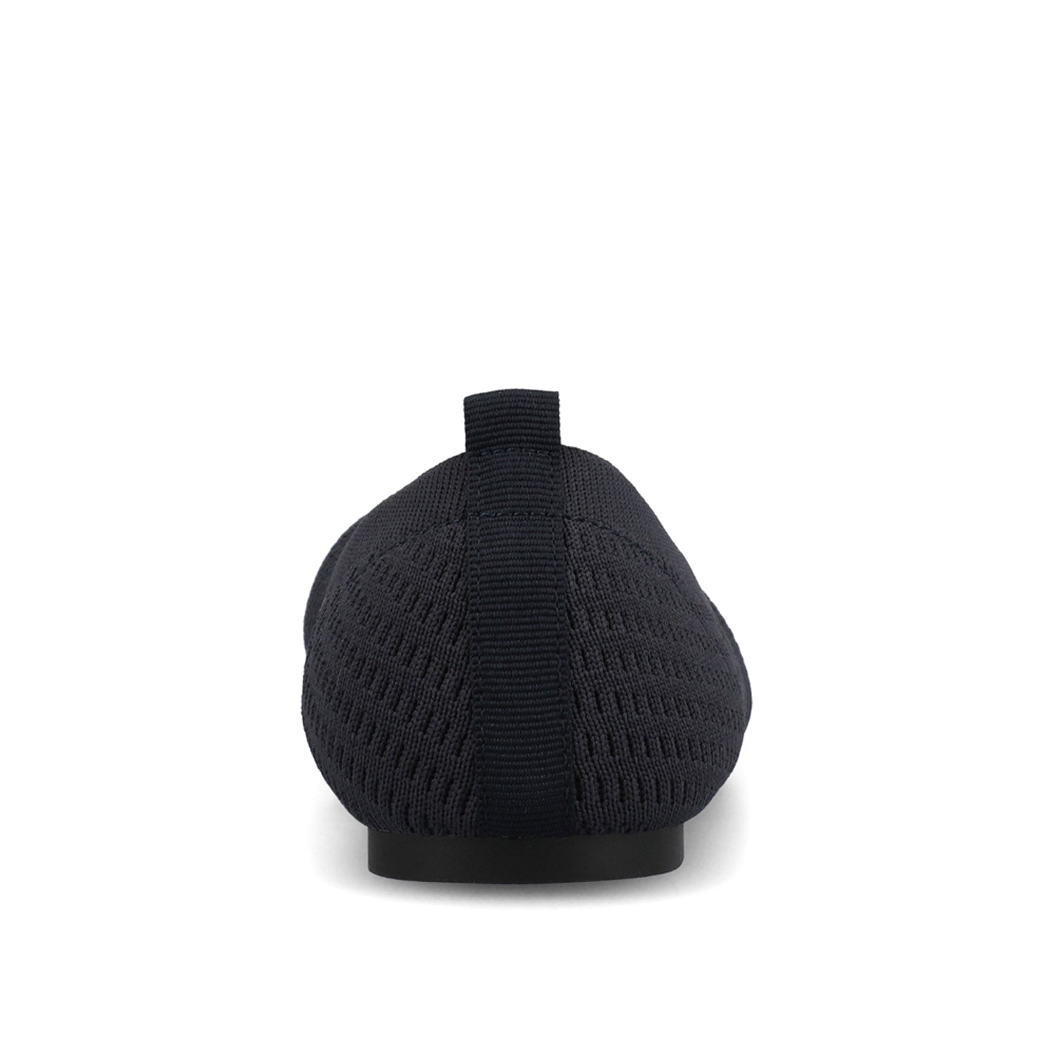 MARYANN KNIT FABRIC BALLET FLATS IN STATEMENT - Navy Knit