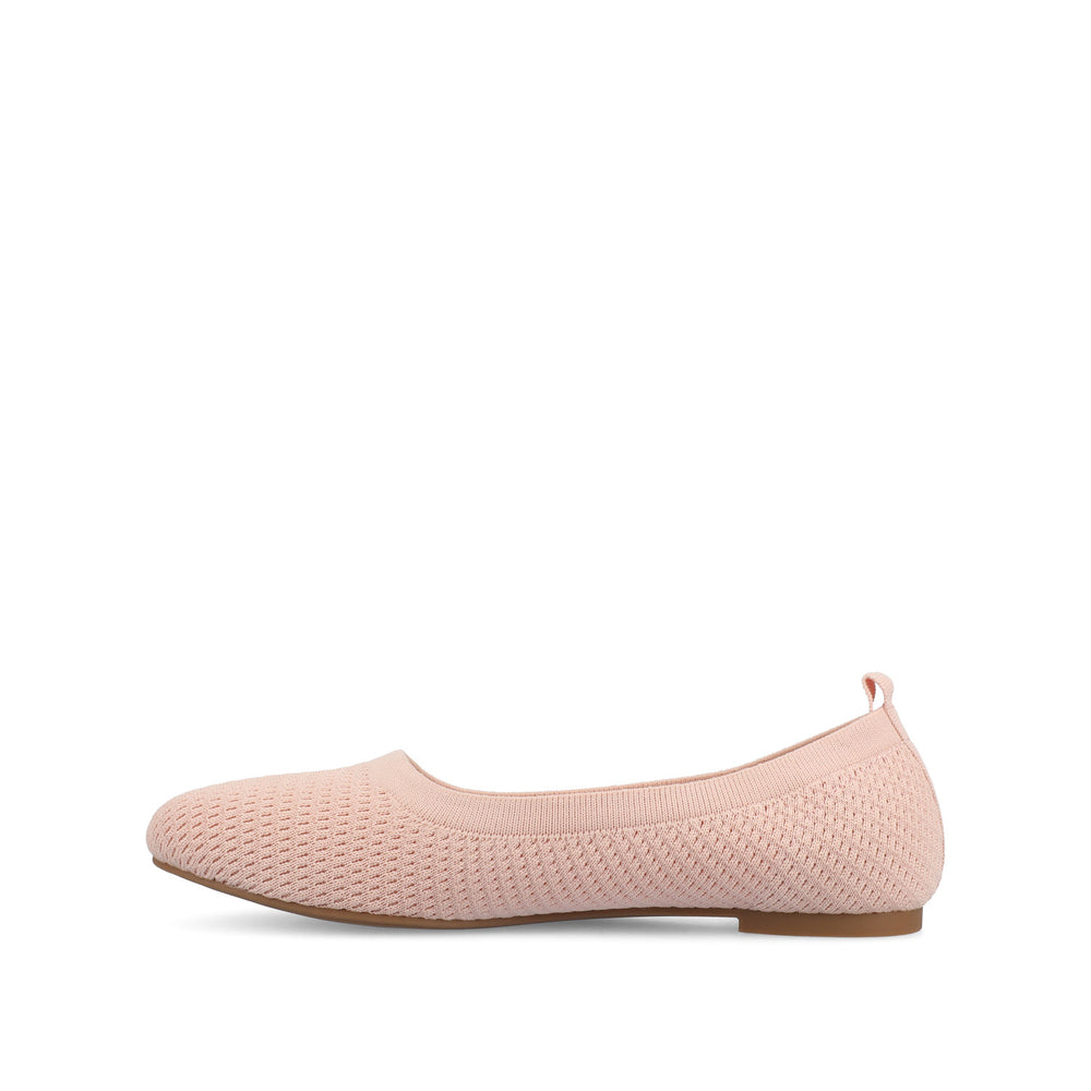 MARYANN KNIT FABRIC BALLET FLATS IN WIDE STATEMENT