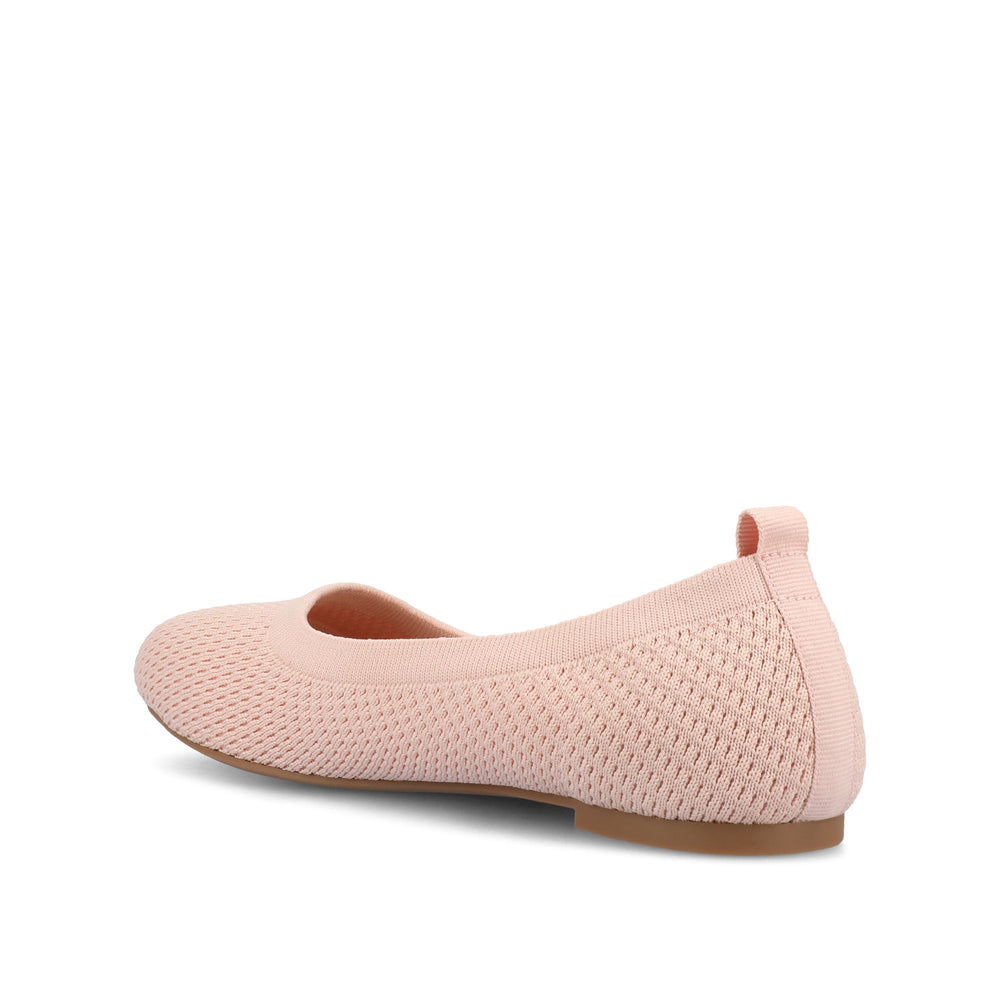 MARYANN KNIT FABRIC BALLET FLATS IN WIDE STATEMENT