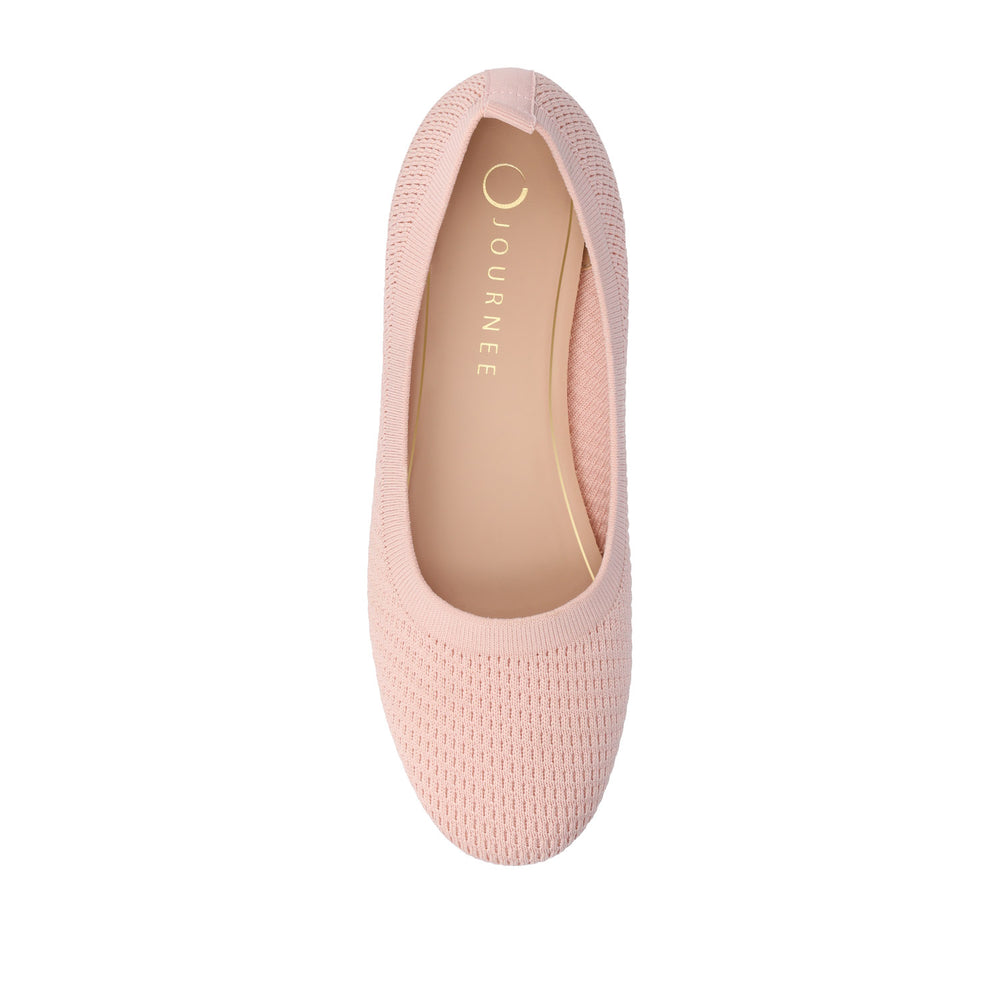 MARYANN KNIT FABRIC BALLET FLATS IN WIDE STATEMENT