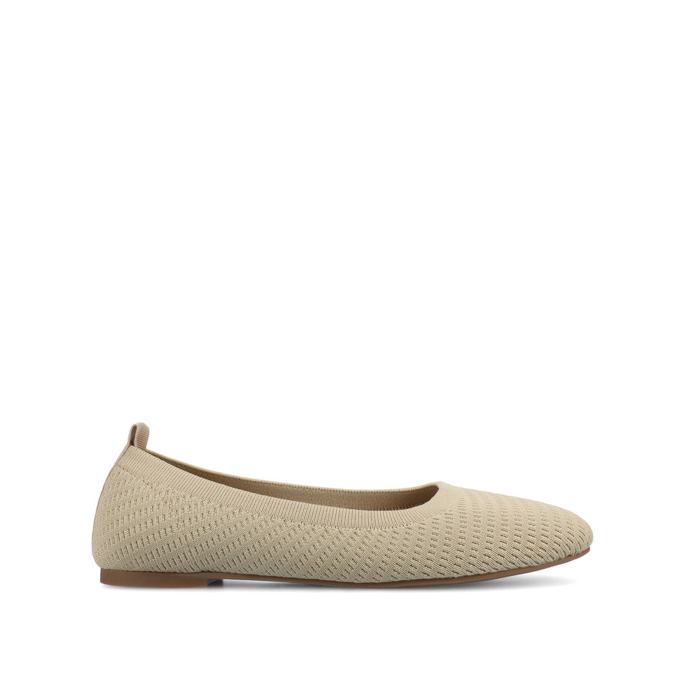 MARYANN KNIT FABRIC BALLET FLATS IN WIDE STATEMENT