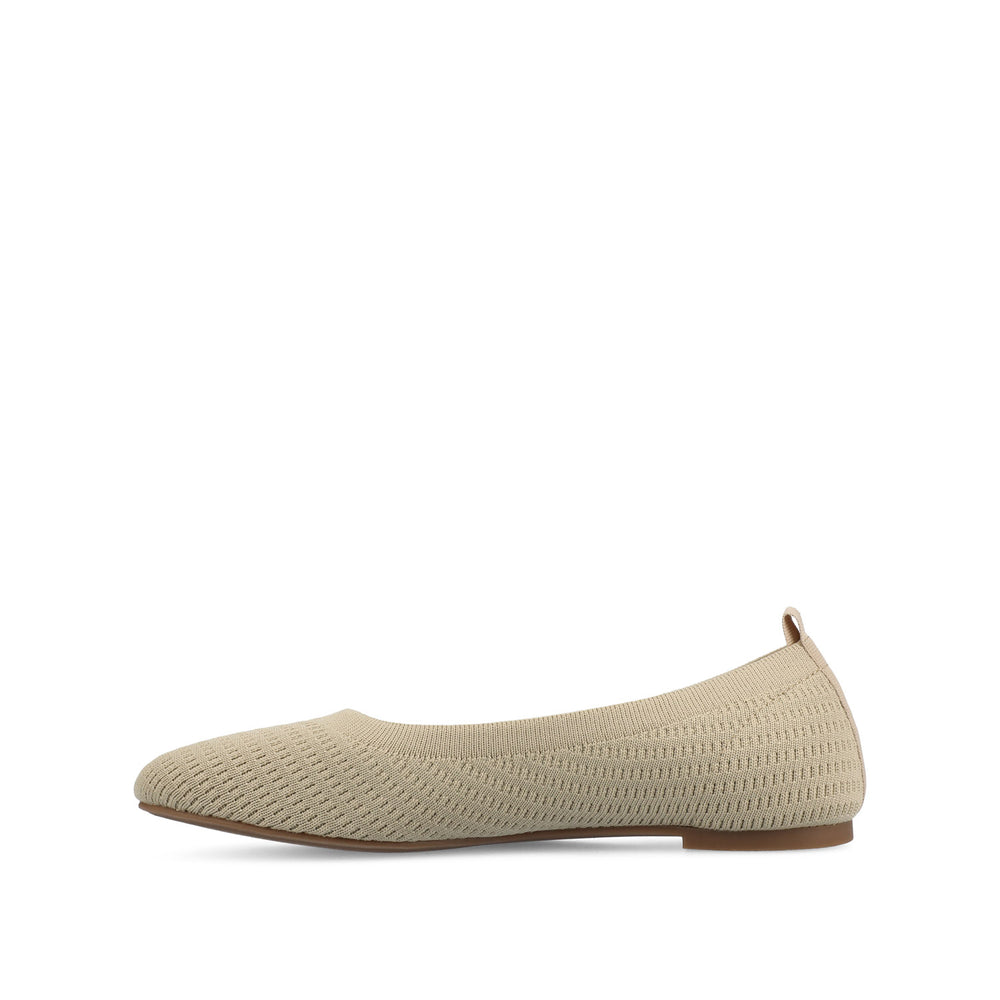 MARYANN KNIT FABRIC BALLET FLATS IN WIDE STATEMENT