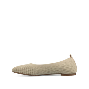 MARYANN KNIT FABRIC BALLET FLATS IN STATEMENT