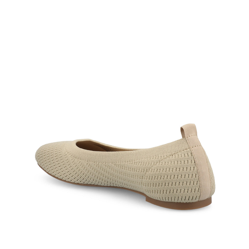 MARYANN KNIT FABRIC BALLET FLATS IN WIDE STATEMENT