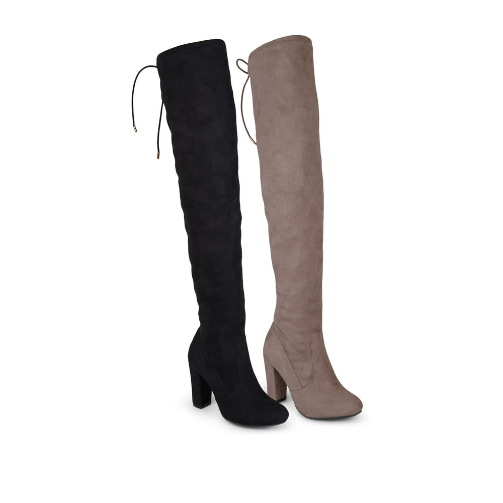 MAYA THIGH HIGH BOOTS IN WIDE CALF