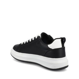 MEEYA CASUAL LACE UP SNEAKERS - Black