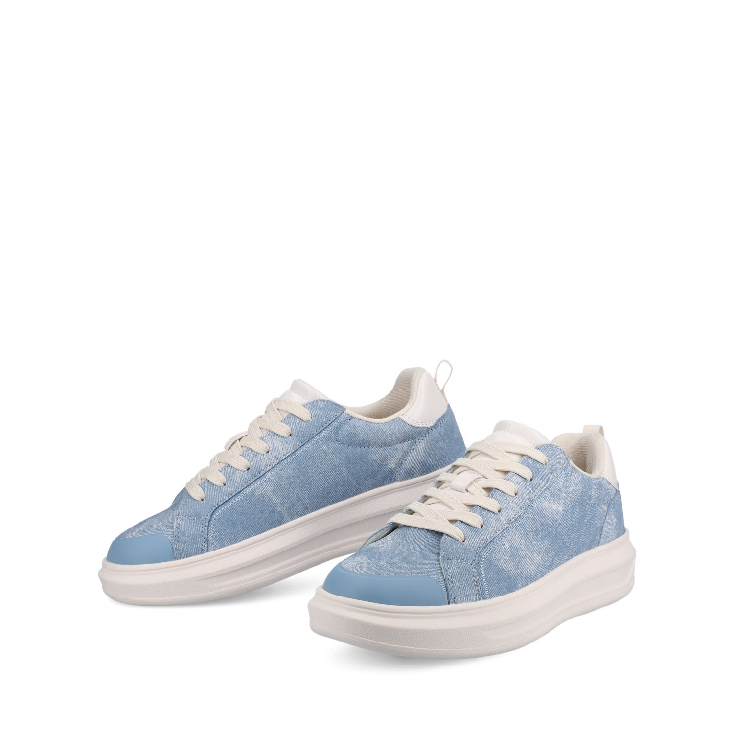 MEEYA CASUAL LACE UP SNEAKERS - Denim