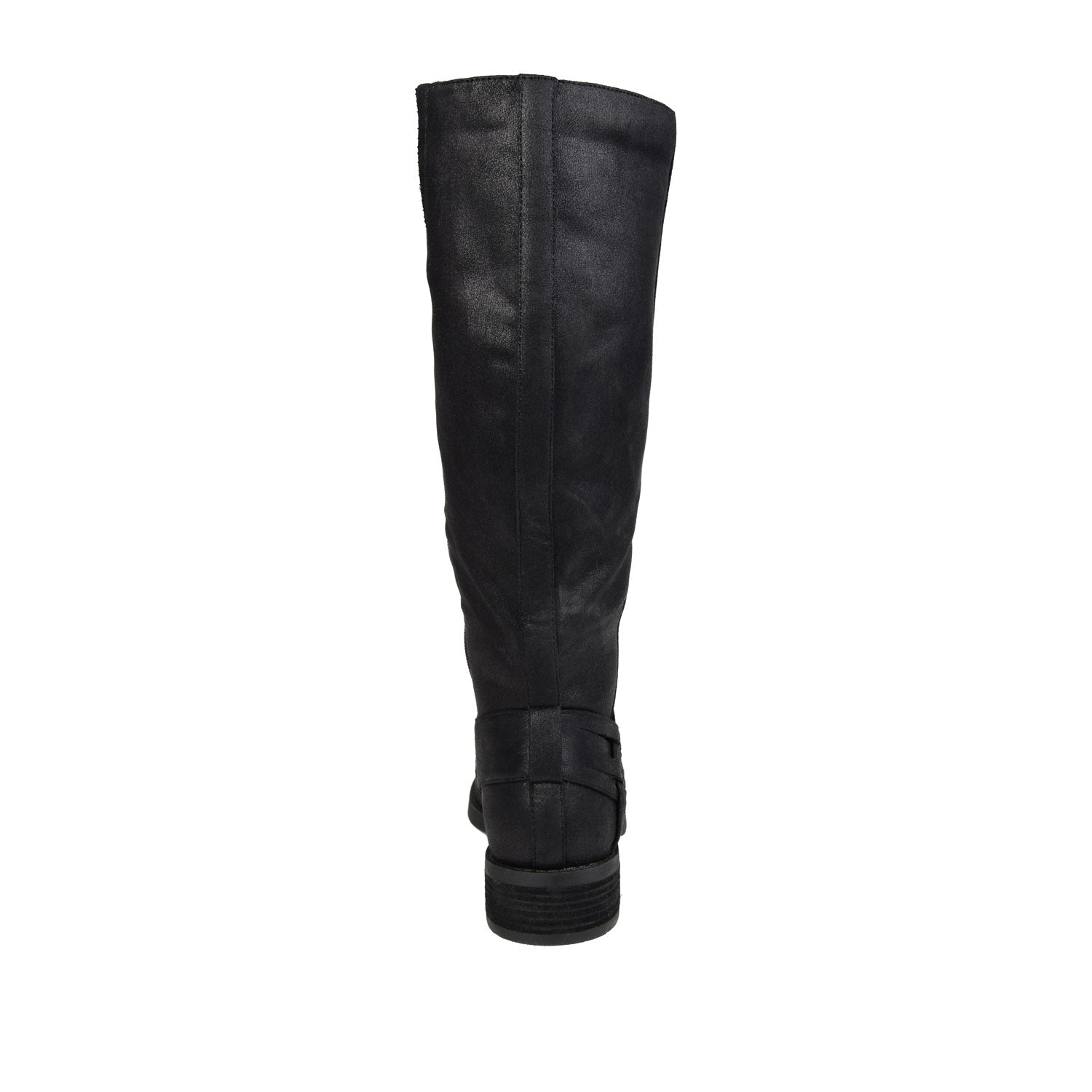 MEG RIDING BOOTS IN X-WIDE CALF - Black PU