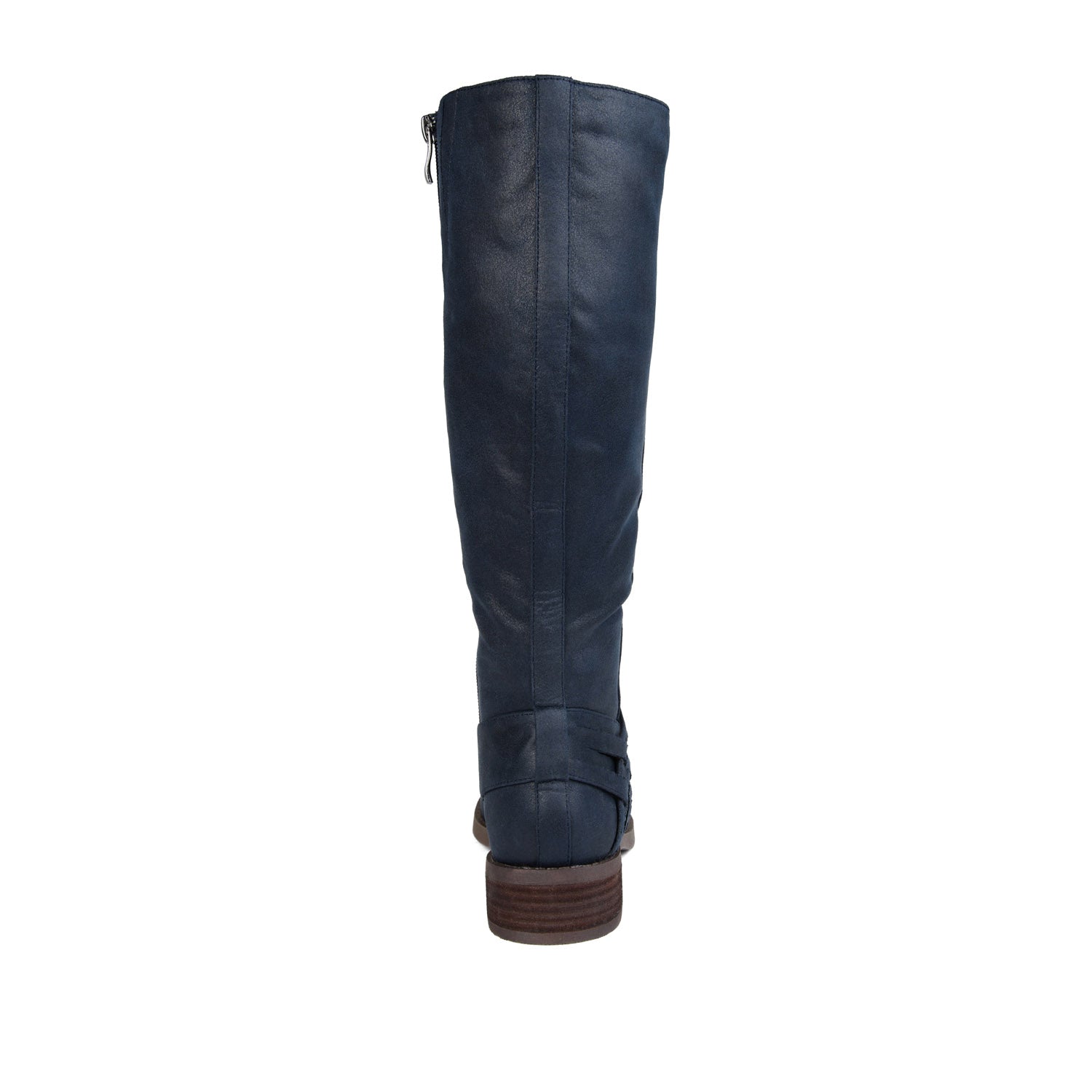 MEG RIDING BOOTS IN WIDE CALF - Navy PU